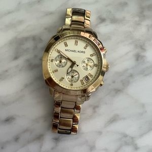 Gold Michael Kors watch
